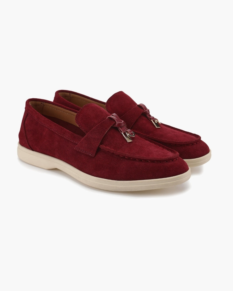 Old Money Elegante Suède Loafers