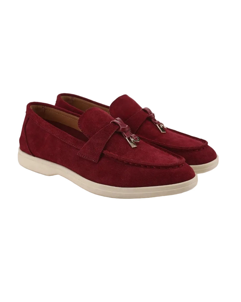 Old Money Elegante Suède Loafers