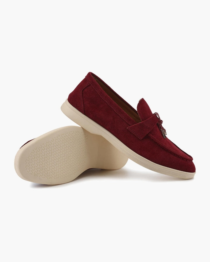 Old Money Elegante Suède Loafers