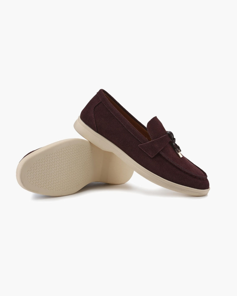 Old Money Elegante Suède Loafers