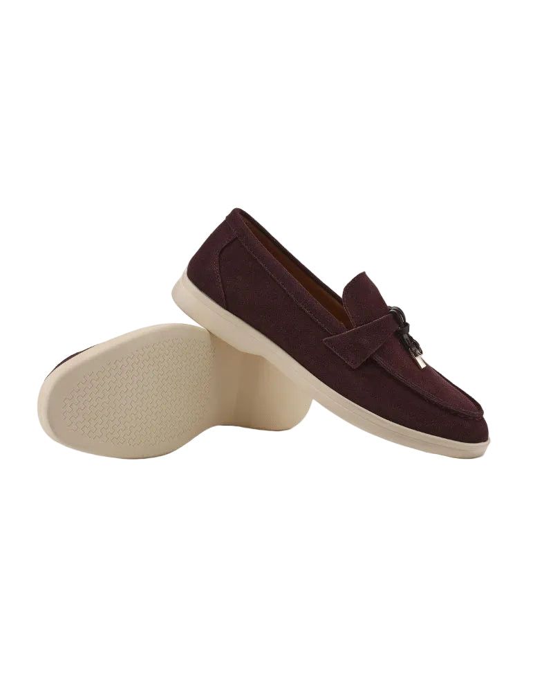 Old Money Elegante Suède Loafers