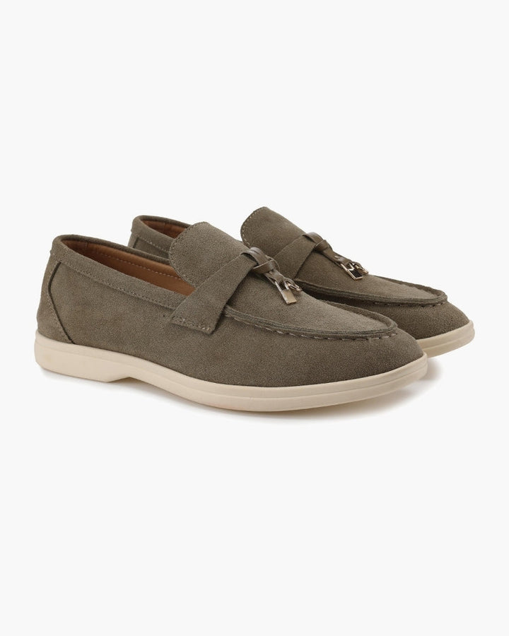 Old Money Elegante Suède Loafers