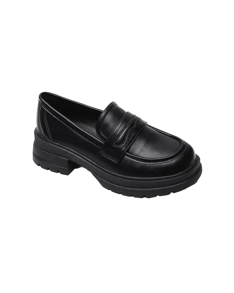 Old Money Leren Loafers