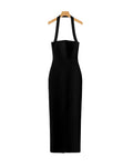 Halter Neck Slim Fit Maxi Jurk