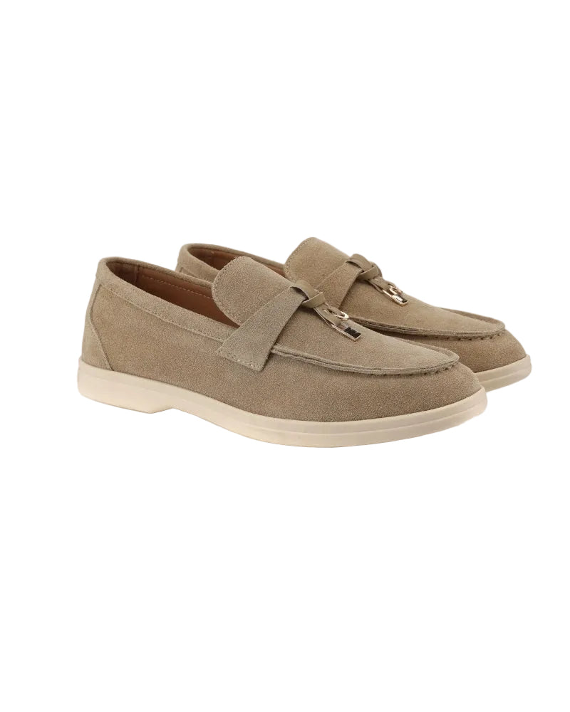 Old Money Elegante Suède Loafers
