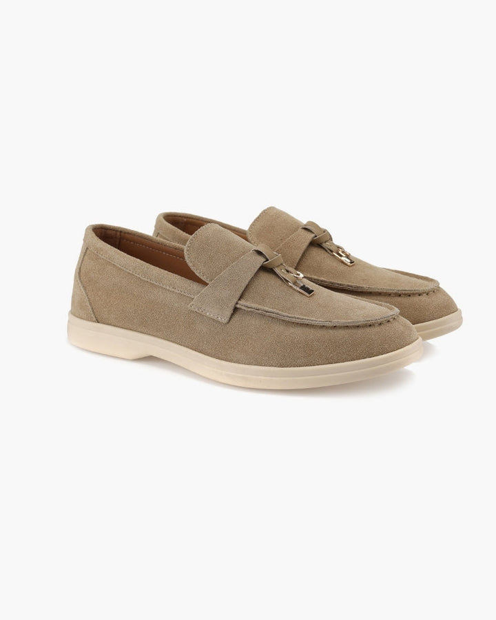 Old Money Elegante Suède Loafers
