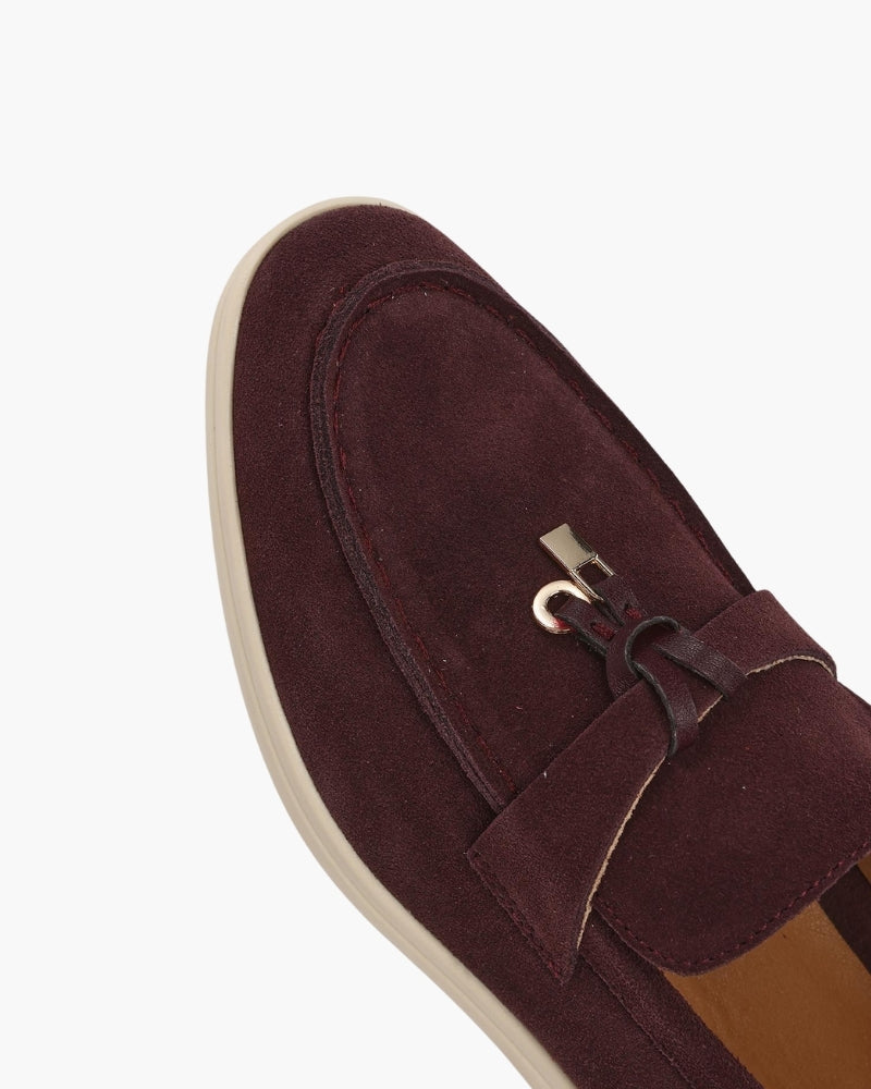 Old Money Elegante Suède Loafers