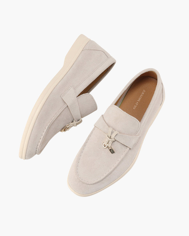 Old Money Elegante Suède Loafers