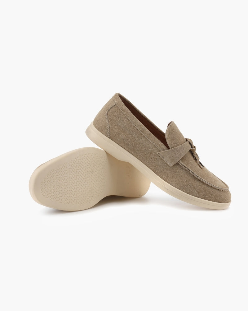 Old Money Elegante Suède Loafers