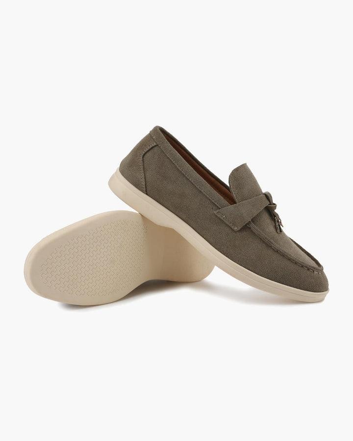 Old Money Elegante Suède Loafers