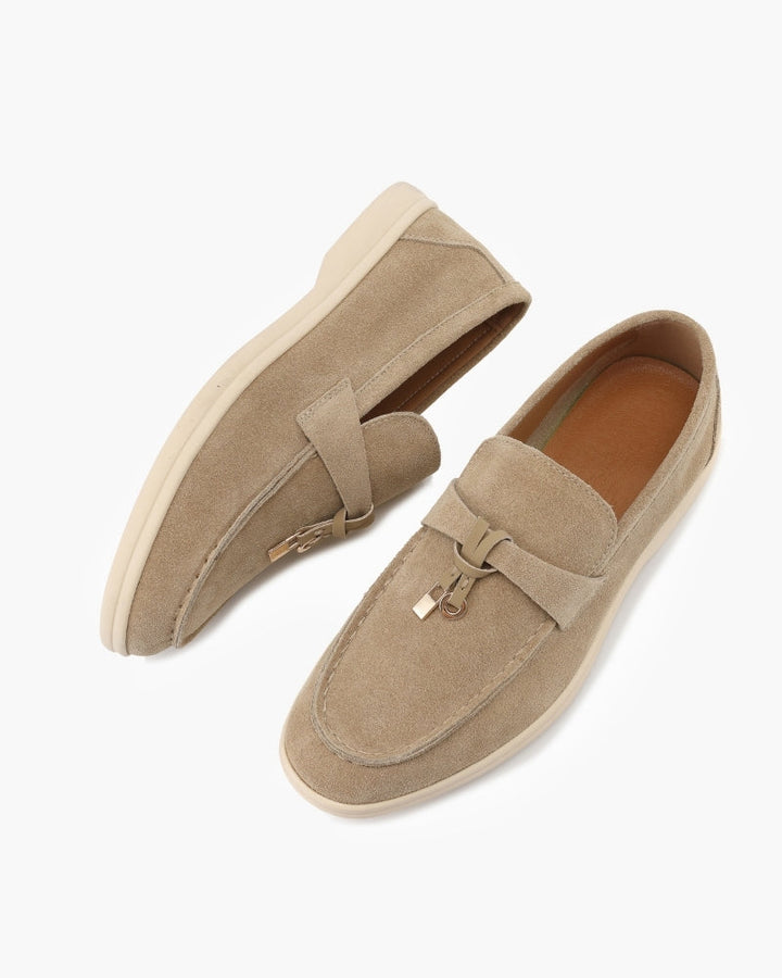 Old Money Elegante Suède Loafers