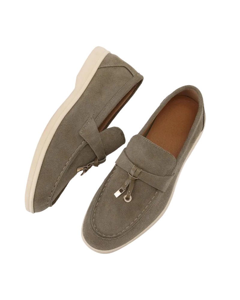 Old Money Elegante Suède Loafers