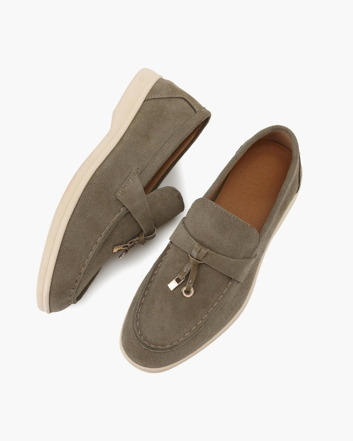 Old Money Elegante Suède Loafers