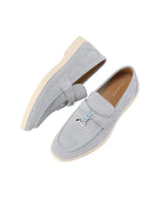 Old Money Elegante Suède Loafers