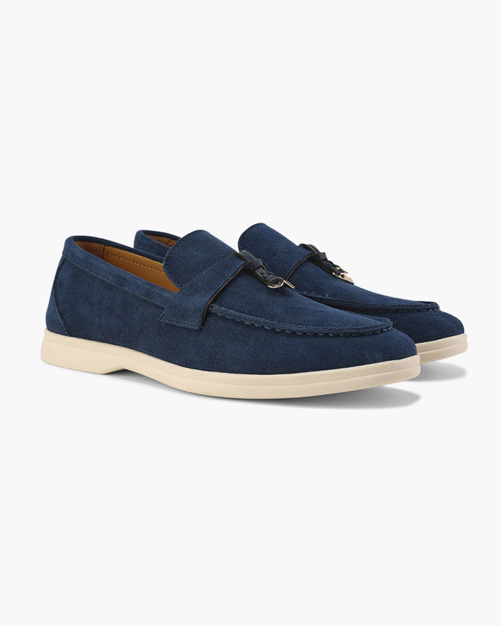 Old Money Elegante Suède Loafers
