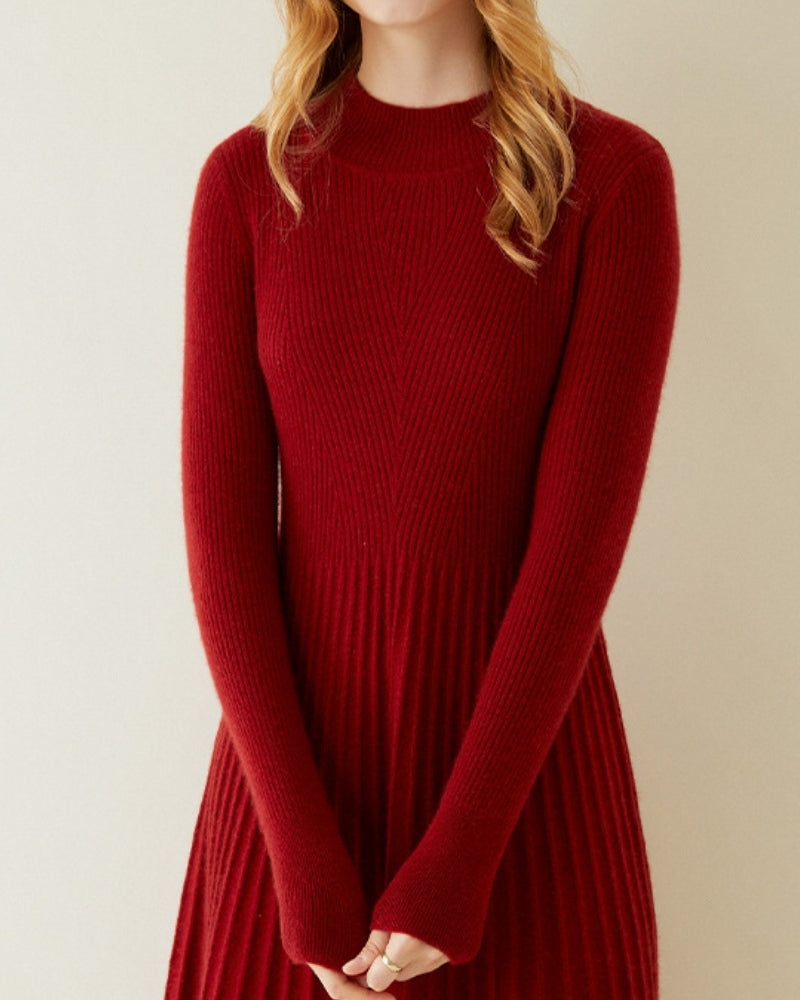 Pure Cashmere Flare Jurk