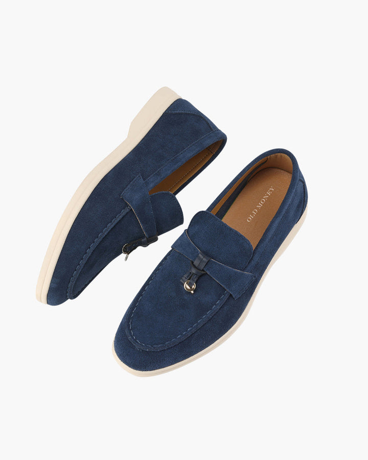 Old Money Elegante Suède Loafers