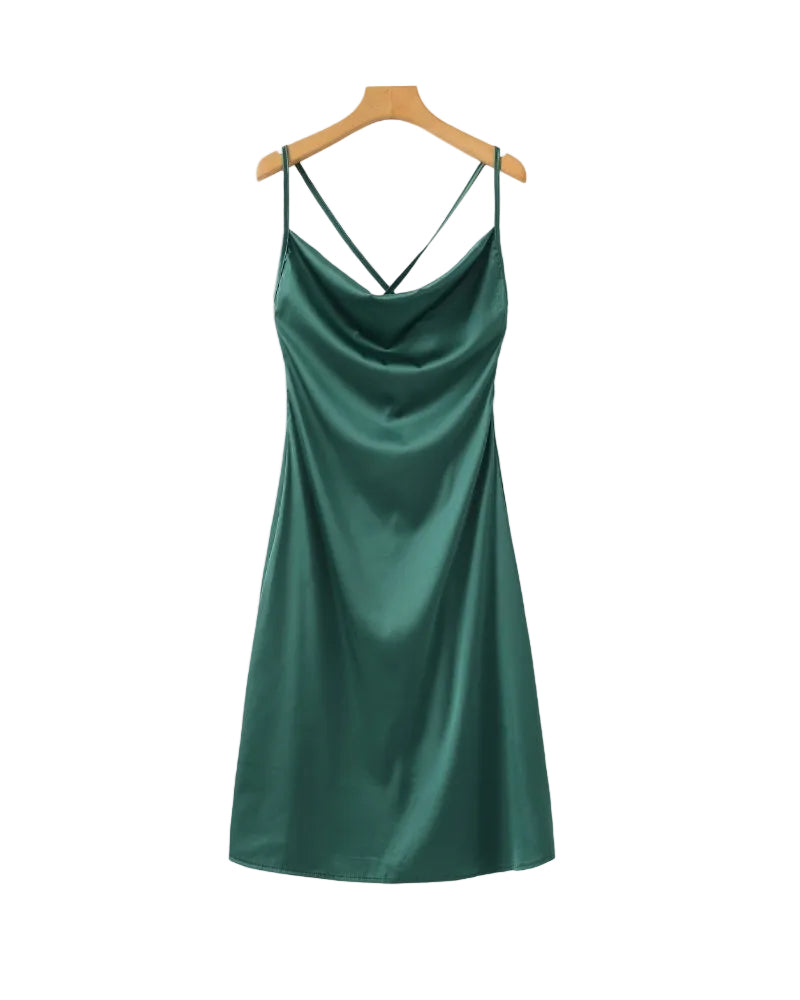 Old Money Silk Slip Jurk