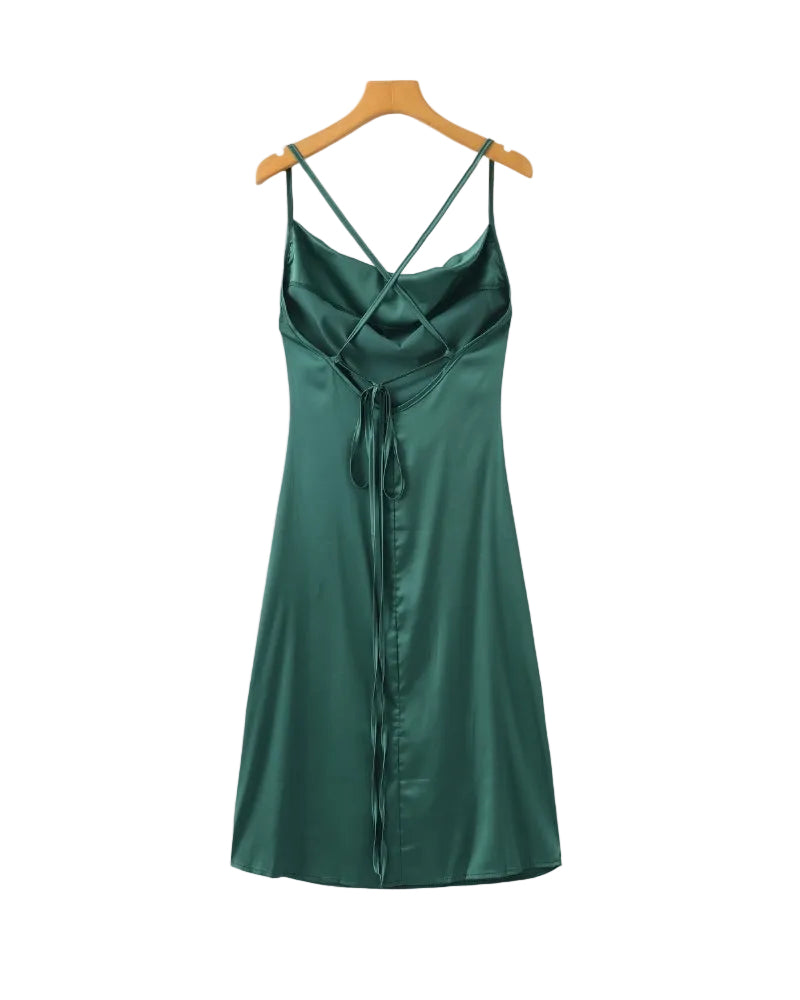 Old Money Silk Slip Jurk