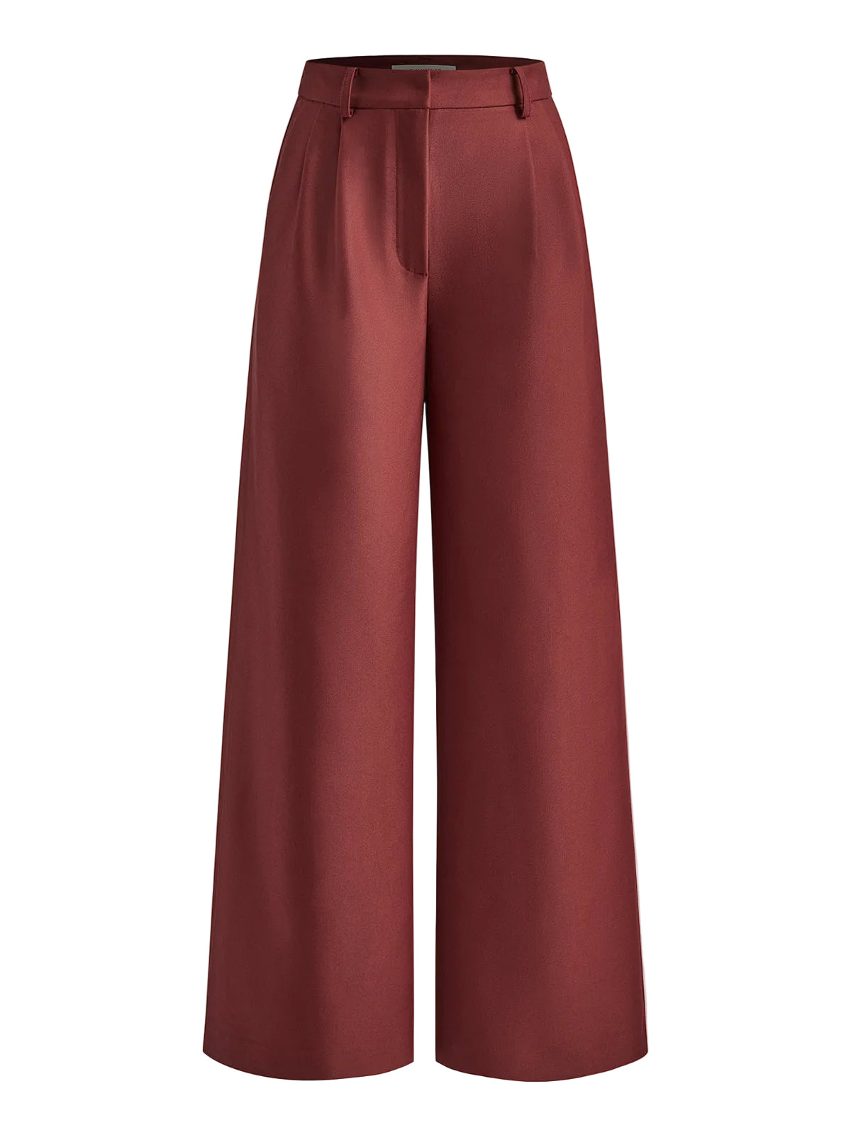 Elegante Broek met Wijde Pijpen Zonder Riem