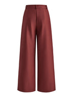 Elegante Broek met Wijde Pijpen Zonder Riem
