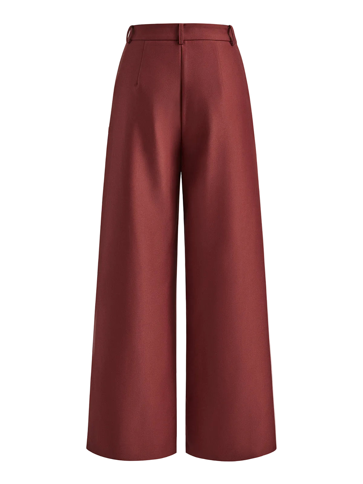 Elegante Broek met Wijde Pijpen Zonder Riem