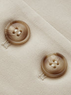 De Belvédère Set – Gilet met V-Hals & Pantalon met Wijde Pijpen