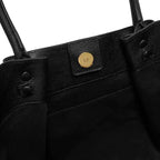 Luxe Oversized Schoudertas met Gouden Sluiting