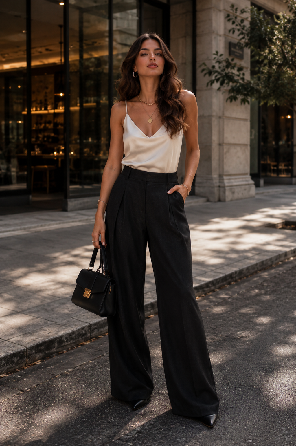 Élodie Wide Leg Broek