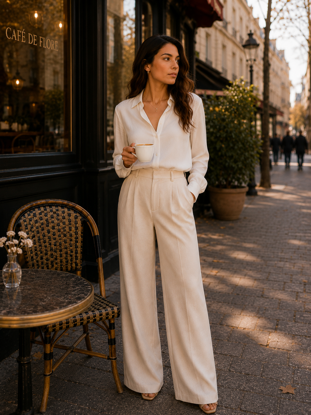 Serena Pantalon met Wijde Pijpen