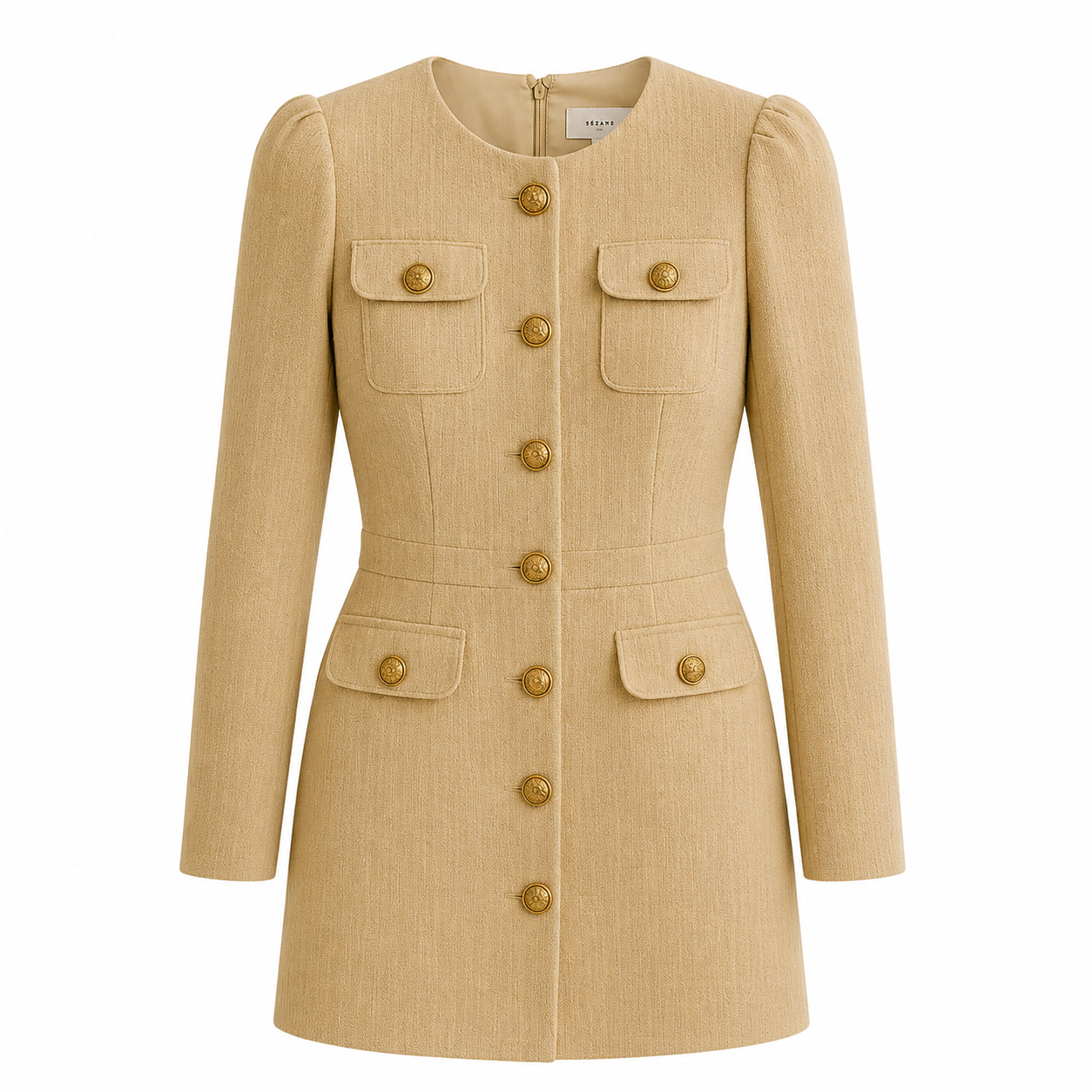 Witte Old Money Jurk
