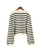 Premium Gestreepte Wollen Spencer