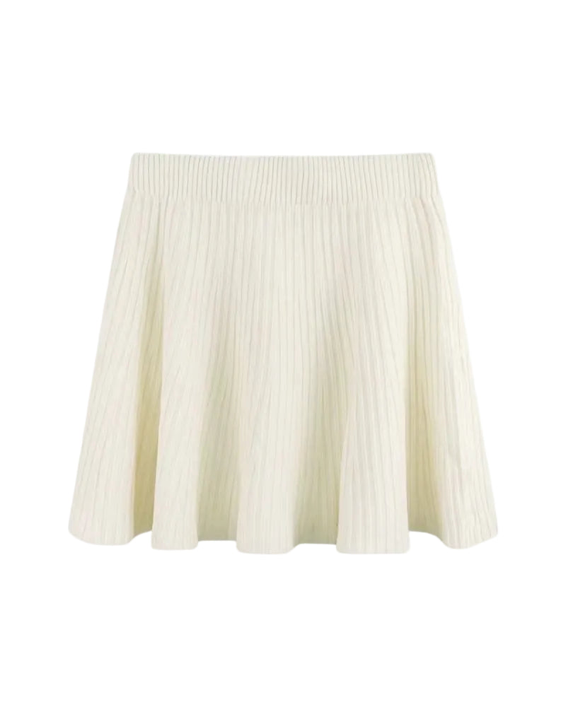 Oxford Geplooide Wollen Mini Rok