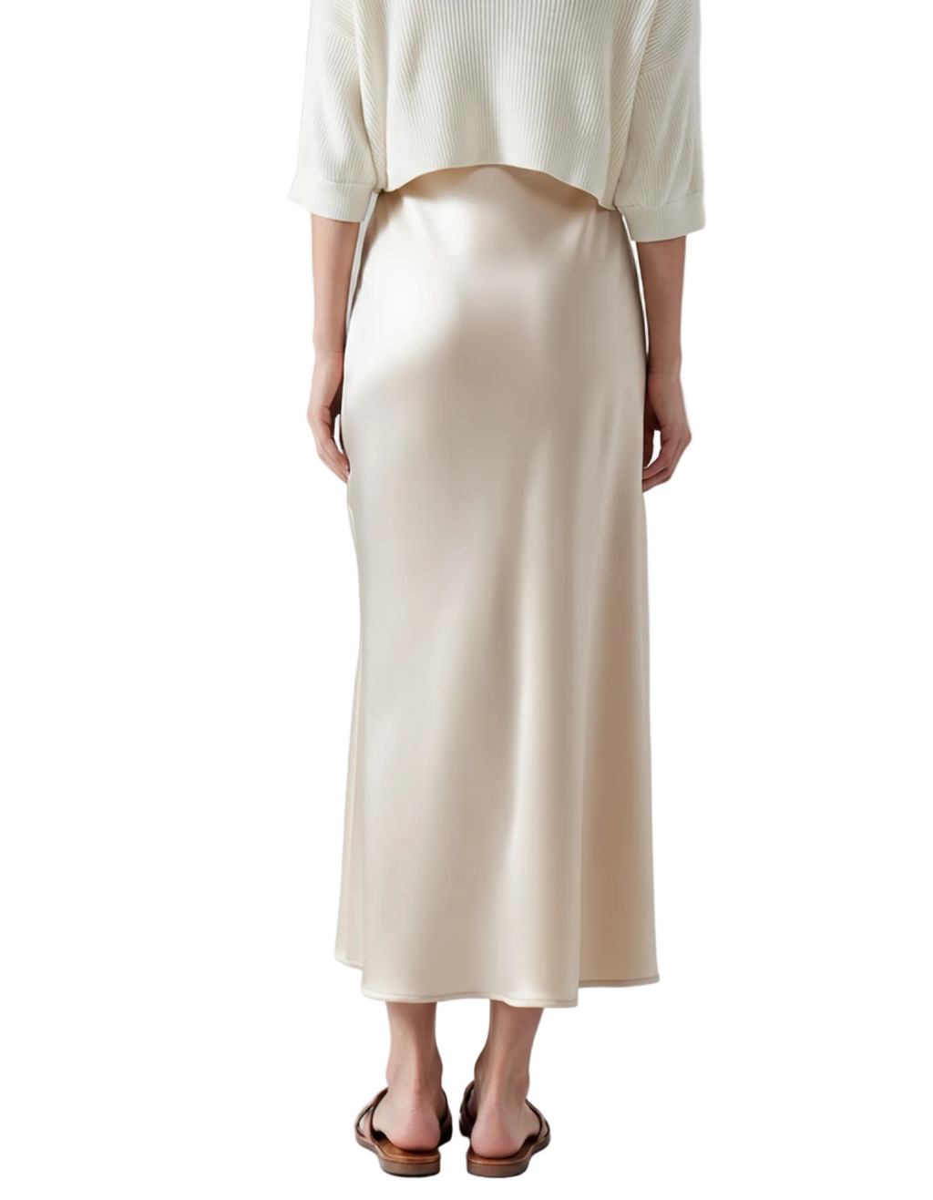 Old Money Elegante Zijden Rok