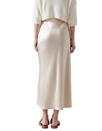 Old Money Elegante Zijden Rok