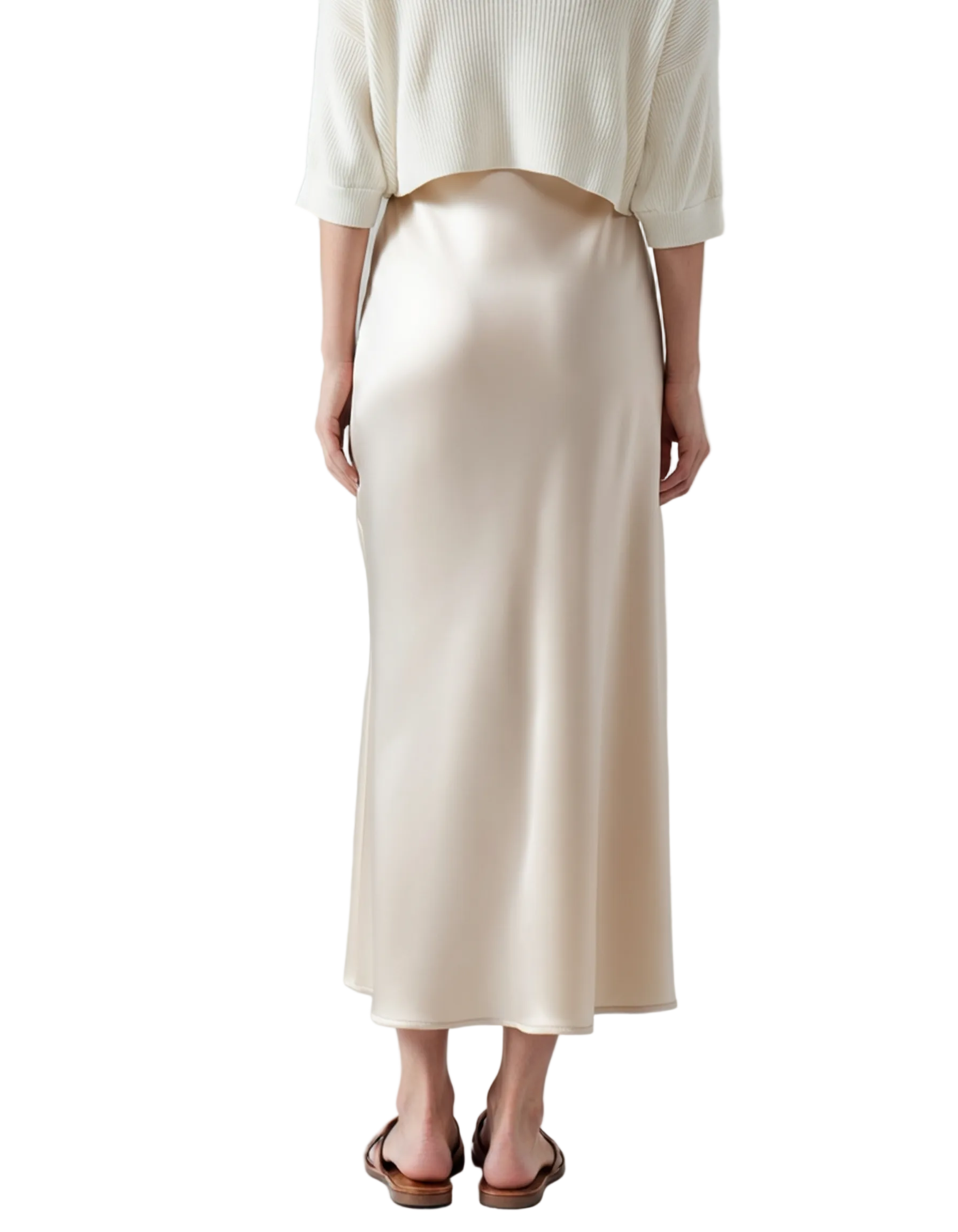Old Money Elegante Zijden Rok