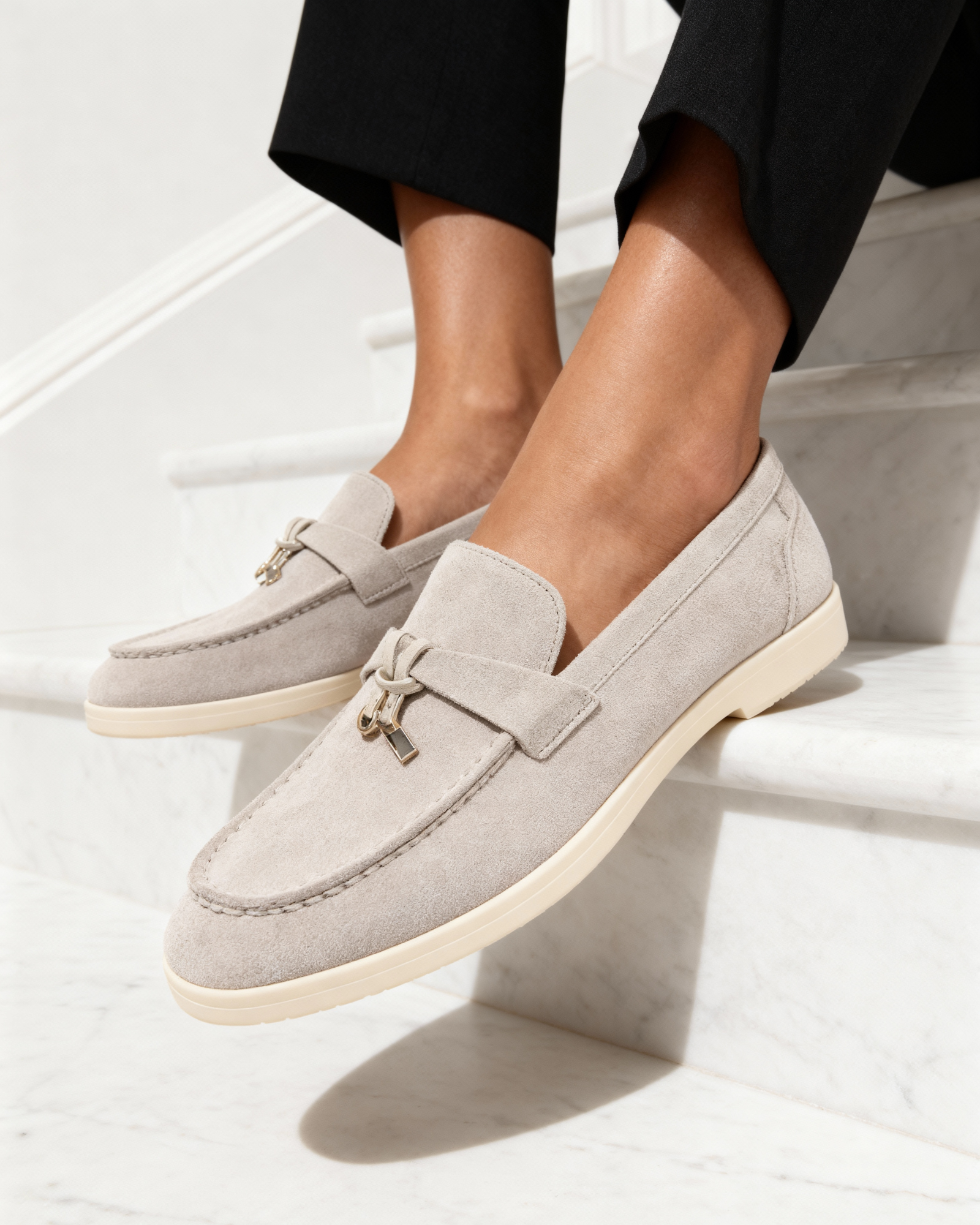 Old Money Elegante Suède Loafers