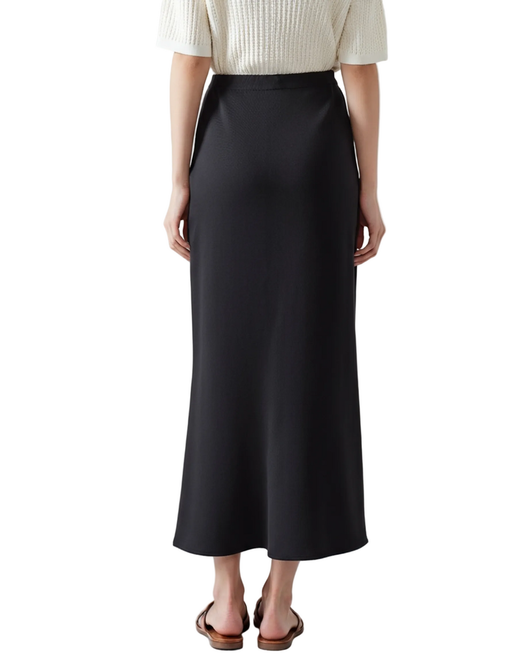 Old Money Elegante Zijden Rok