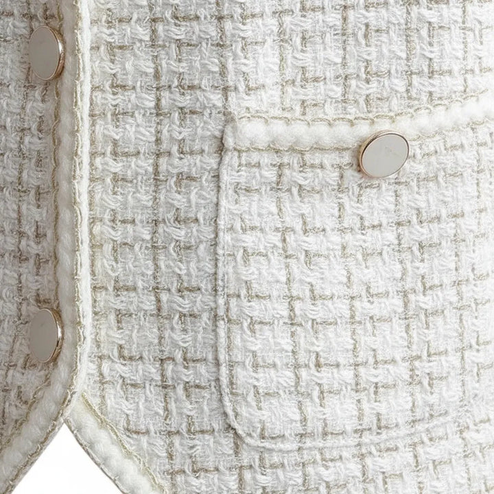 Gilet Tweed Femme