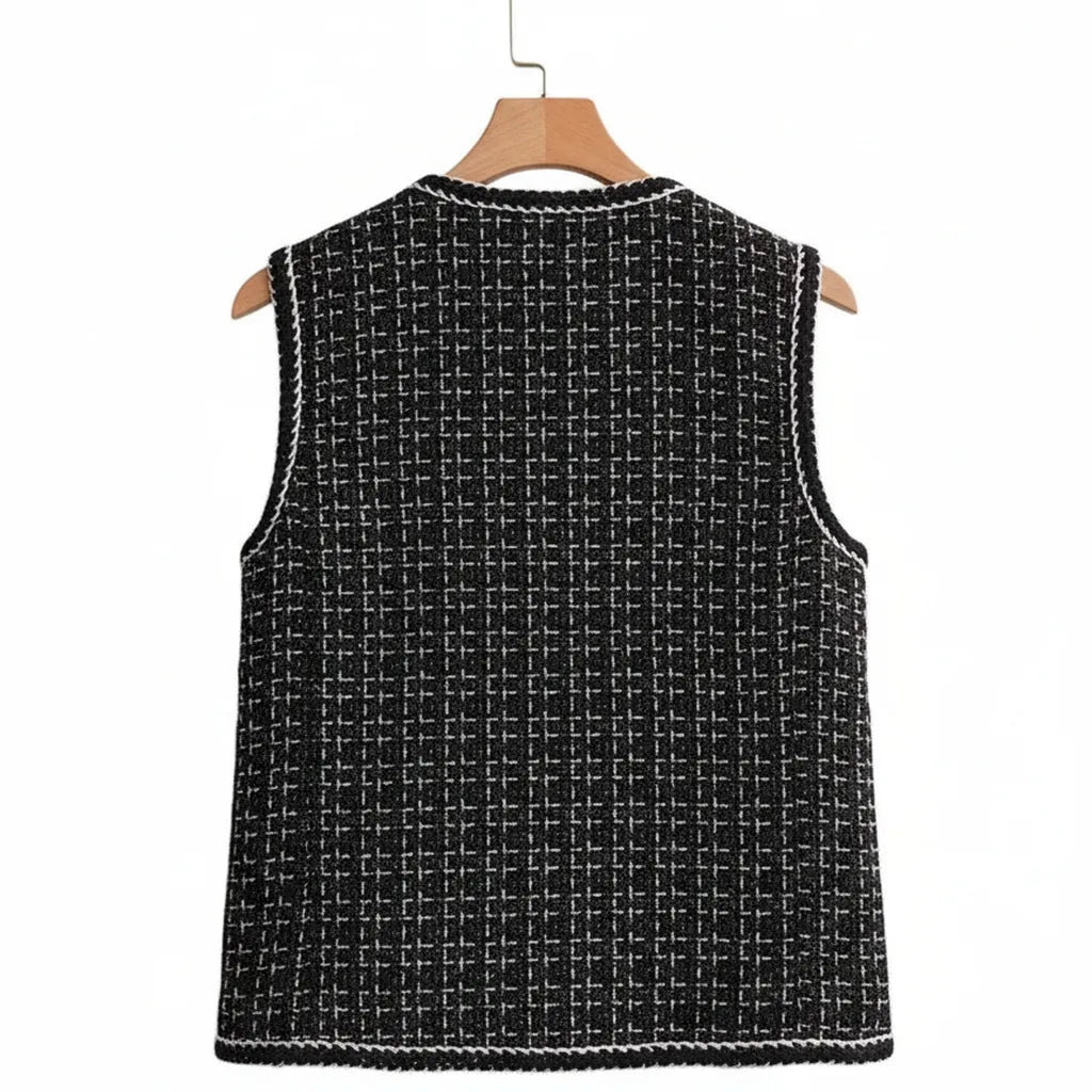 Gilet Tweed Femme
