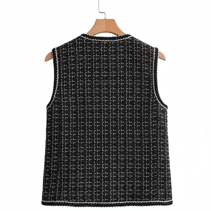 Gilet Tweed Femme