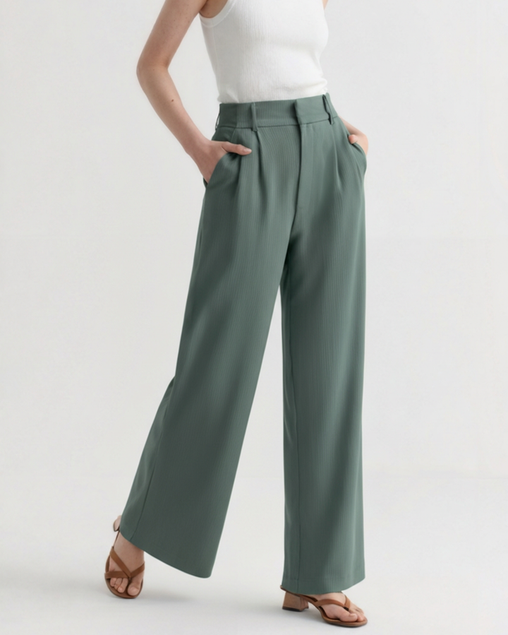 Serena Pantalon met Wijde Pijpen