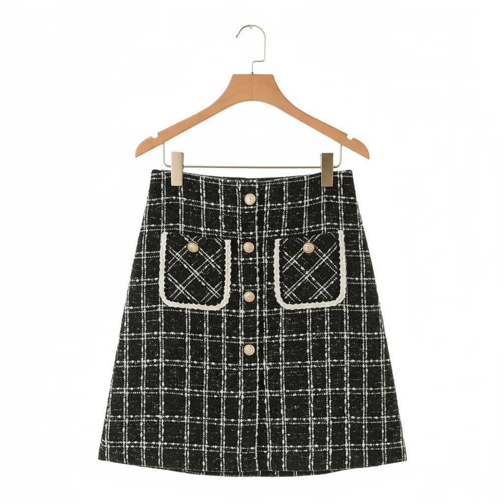Gestreepte Midi Rok