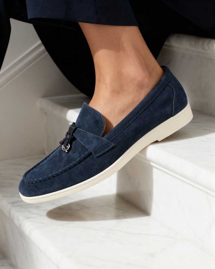 Old Money Elegante Suède Loafers