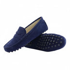 De Klassieke Blauwe Loafer