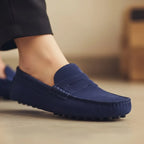 De Klassieke Blauwe Loafer