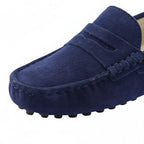 De Klassieke Blauwe Loafer