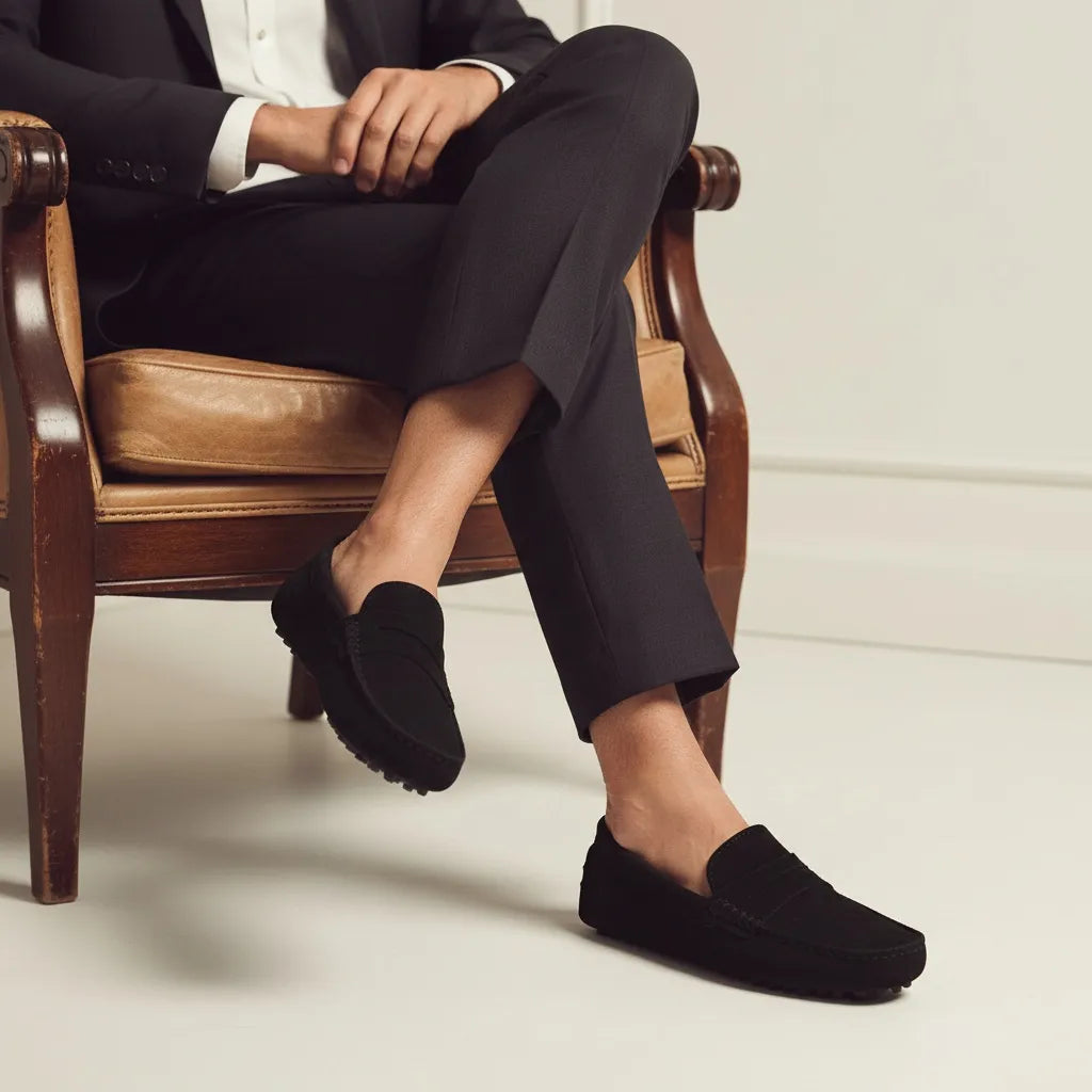 De Klassieke Zwarte Loafer