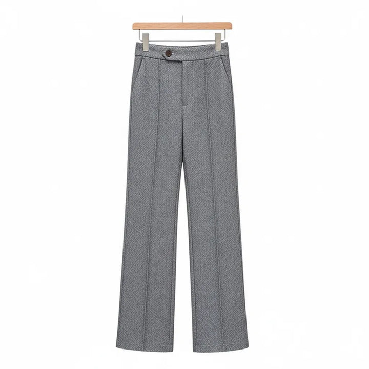 Pantalon Évasé Taille Haute