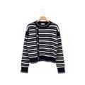 Marineblauwe Bretonse Trui voor Dames